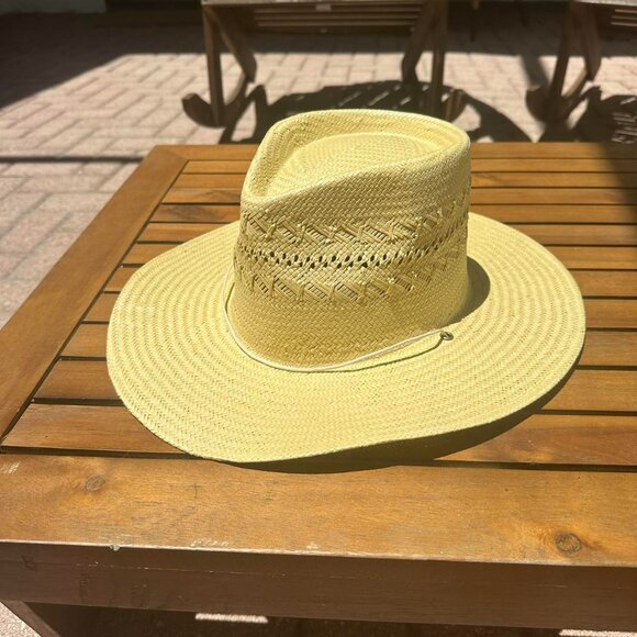 NEW LACK OF COLOR The Baja Sunlight Hat yellow 667tn - Picture 6 of 7